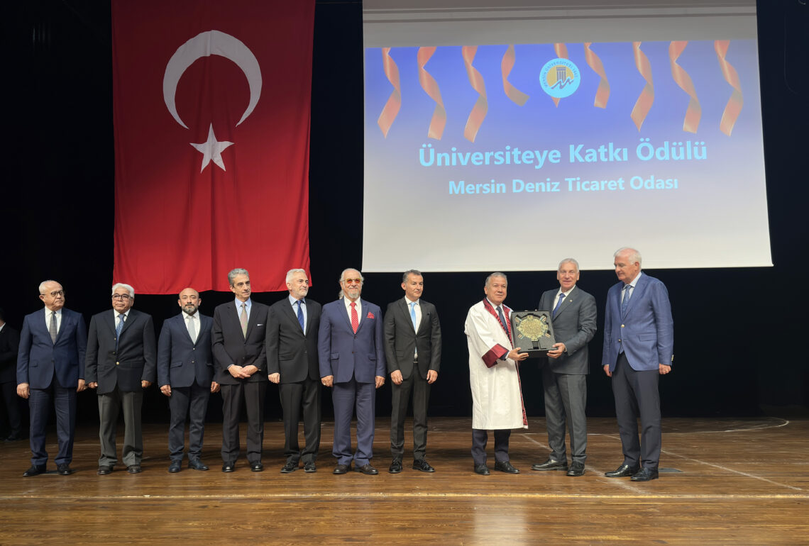 Mersin Deniz Ticaret Odası, Mersin Üniversitesi’ne Katkılarından Dolayı Ödüllendirildi